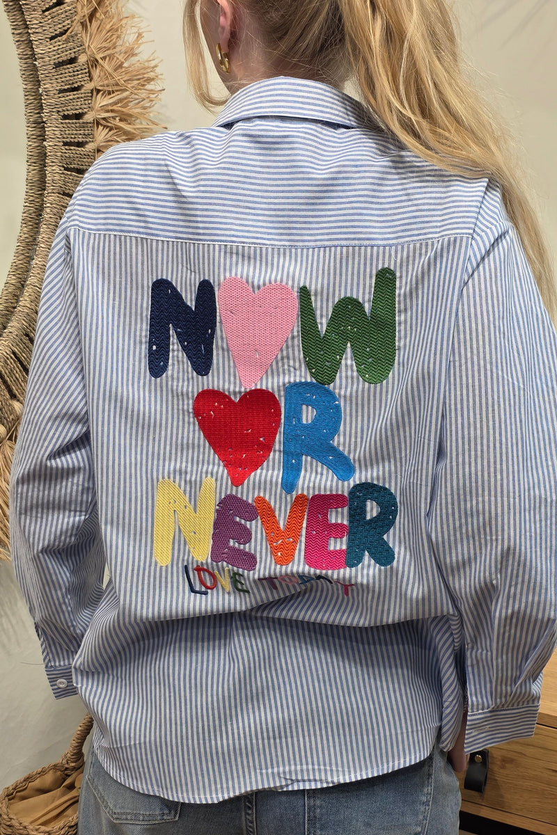 Chemise “Now or Never”
