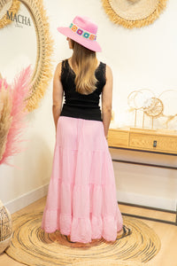 Jupe “Santorini” – Rose Bonbon
