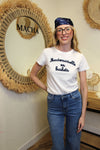 T-shirt “Mademoiselle en baskets” – Écriture Marine