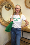 T-shirt “Mademoiselle en baskets” – Écriture Verte
