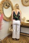 Pantalon “Léna” – Blanc cassé