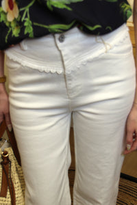 Pantalon “Léna” – Blanc cassé