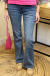 Jean "Clara" Bootcut Bleu Foncé
