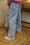 Jean "Léonie" Wide Leg Bleu Clair