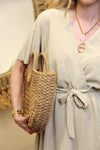 Robe "Capri" Croisée Sable