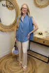 Chemisier "Denim Breeze"