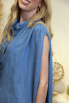 Chemisier "Denim Breeze"