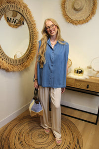 Chemisier "Denim Breeze"