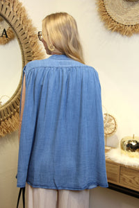 Chemisier "Denim Breeze"