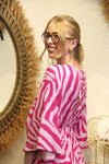 Robe Zebra Rose