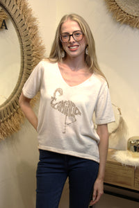 Haut Flamingo Maille
