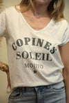 T-shirt Copines & Mojito Blanc