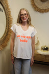 T-shirt La Vie Est Belle Orange