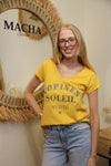 T-shirt Copines & Mojito – Jaune Soleil