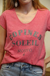 T-shirt Copines & Mojito – Rose Framboise