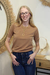 Pull Tilda – Maille Fine Camel