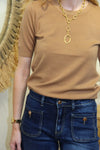 Pull Tilda – Maille Fine Camel