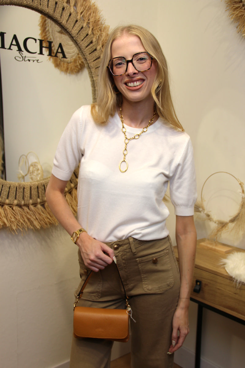 Pull Tilda – Maille Fine Blanc