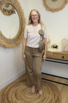 Jean Flare Daria – Beige Sable