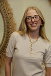 Pull Tilda – Maille Fine Écrue