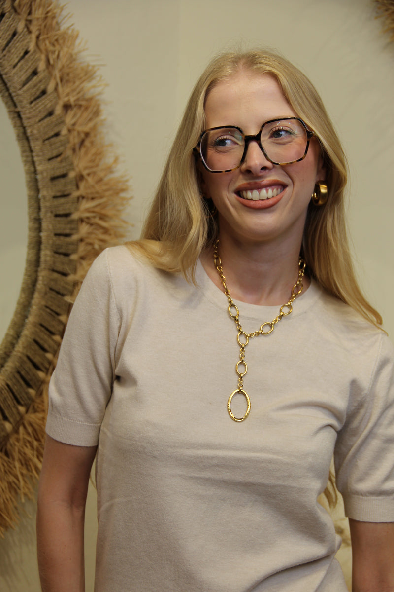 Pull Tilda – Maille Fine Écrue