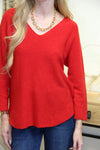Pull Lou – Rouge Piment