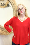 Pull Lou – Rouge Piment
