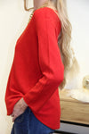 Pull Lou – Rouge Piment