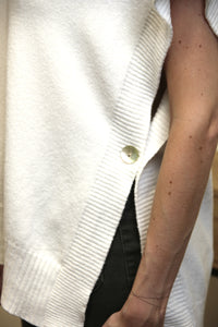 Pull Sans Manches Léna – Écru