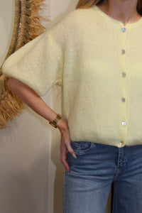 Gilet Célia – Jaune Pâle