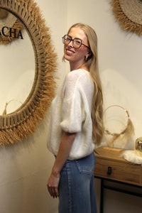 Gilet Célia – Écru
