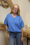 Gilet Célia – Bleu Azur
