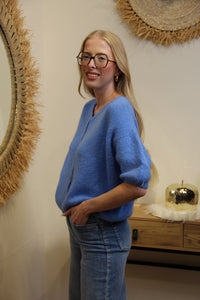 Gilet Célia – Bleu Azur