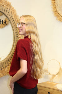 Pull Livia – Rouge Bordeaux
