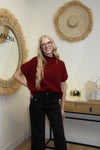 Pull Livia – Rouge Bordeaux