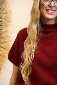 Pull Livia – Rouge Bordeaux