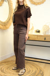 Jean Flare Daria – Chocolat