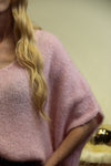 Pull Daisy – Maille Douce Rose Dragée
