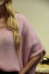 Pull Daisy – Maille Douce Rose Dragée