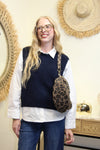 Pull Bleu Minuit – Sans Manches