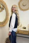 Pull Bleu Minuit – Sans Manches