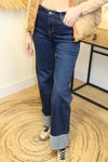 Jean Revers Bold – Taille Haute à Revers