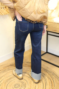 Jean Revers Bold – Taille Haute à Revers