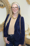 Veste Velveta – Bleu Marine