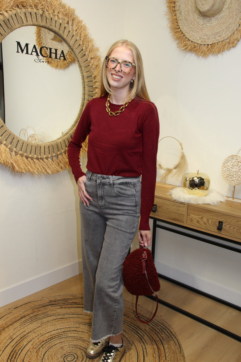 Pull Clara – Bordeaux