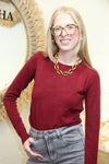 Pull Clara – Bordeaux