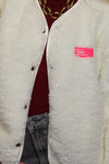 Veste Teddy Lou – Écru Oversize