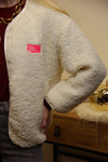 Veste Teddy Lou – Écru Oversize