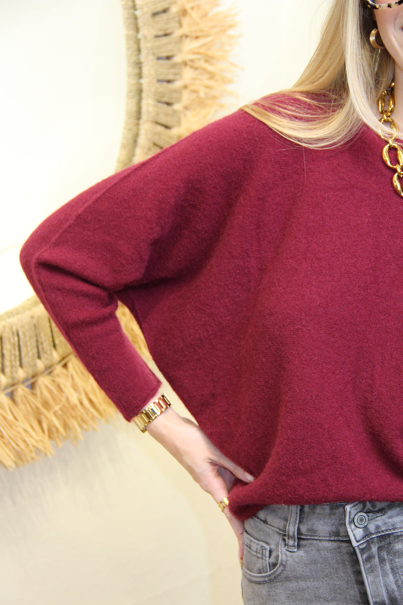 Pull Célia – Bordeaux Doux