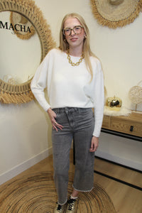 Pull Célia – Écru Doux